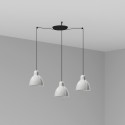 Ceiling lamp in black steel with E27 socket, from the brand EL RACÓ.