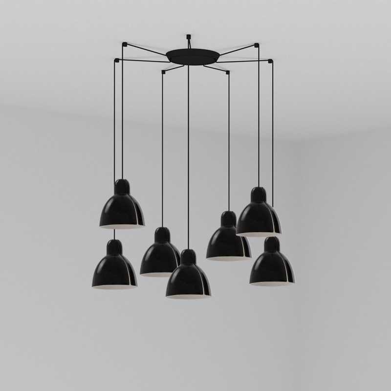 Ceiling lamp steel E27 black LIMEUX
