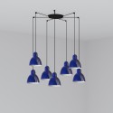 Ceiling lamp steel E27 black ECUIRE