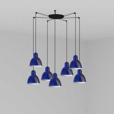 Ceiling lamp steel E27 black ECUIRE