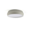 Ceiling lamp in gray aluminum by AUCELON