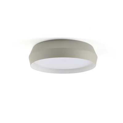Ceiling lamp in gray aluminum by AUCELON