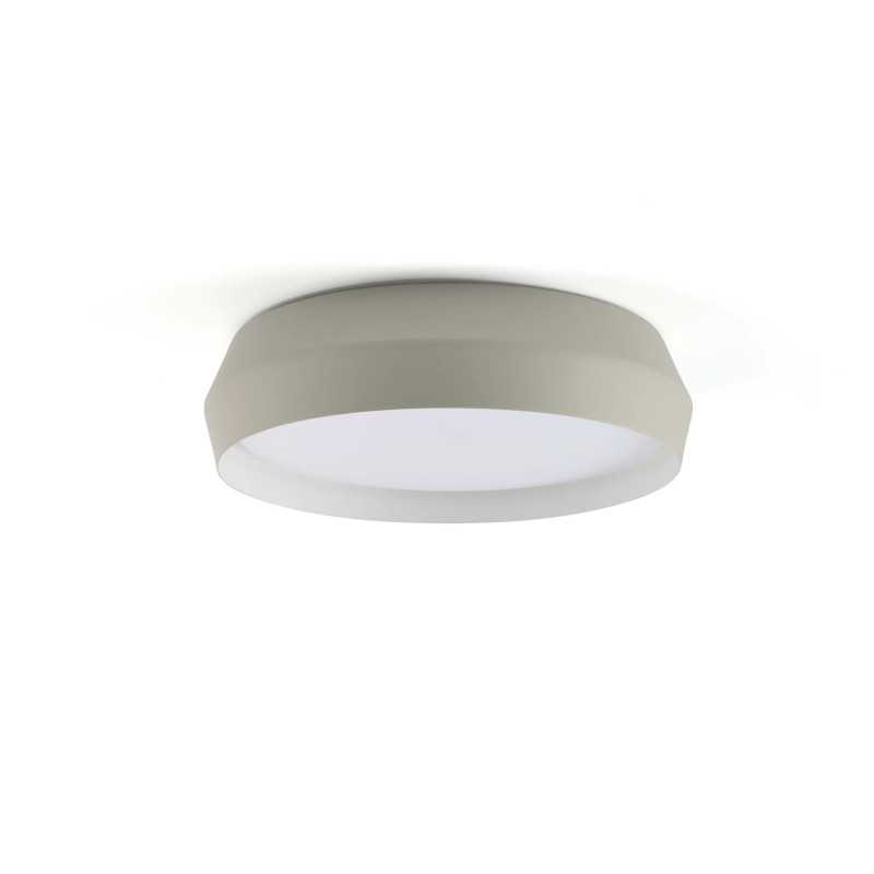 Ceiling lamp in gray aluminum by AUCELON