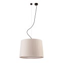 Ceiling lamp in matte black steel with E27 socket PAYRAC