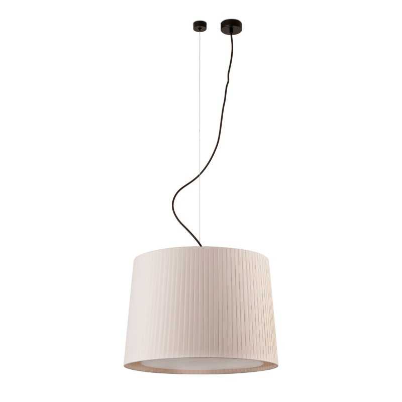 Ceiling lamp in matte black steel with E27 socket PAYRAC