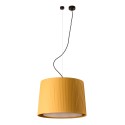 Ceiling lamp in matte black steel with E27 socket SALEON
