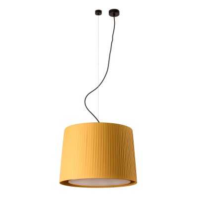 Ceiling lamp in matte black steel with E27 socket SALEON