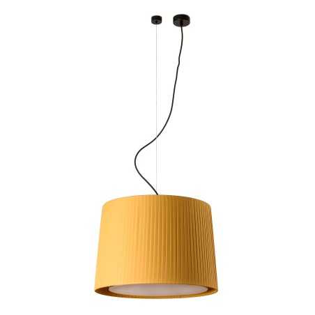 Ceiling lamp in matte black steel with E27 socket SALEON