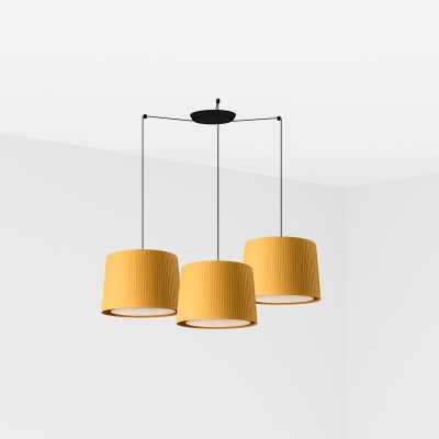 Ceiling lamp in matte black steel with E27 socket POYOLS