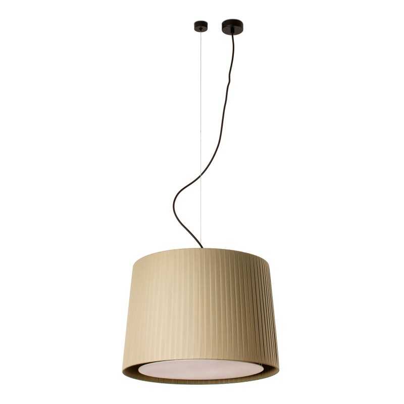 Ceiling lamp in matte black steel with E27 socket by ROUZEDE