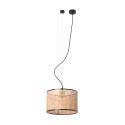 Ceiling lamp in matte black steel E27 COLONNE