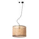 Ceiling lamp in matte black steel E27 MELESSE