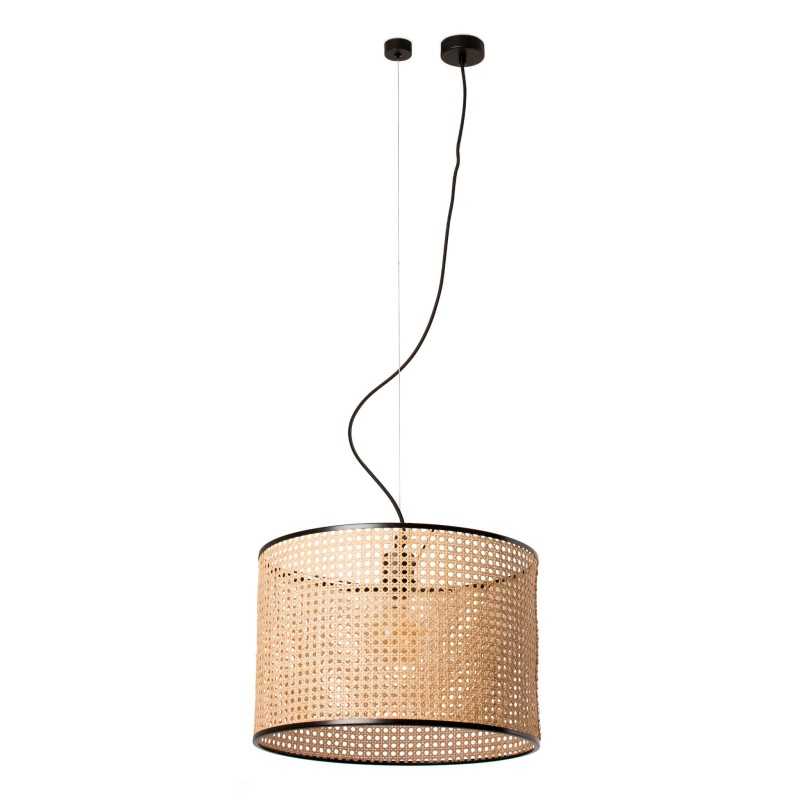 Ceiling lamp in matte black steel E27 MELESSE