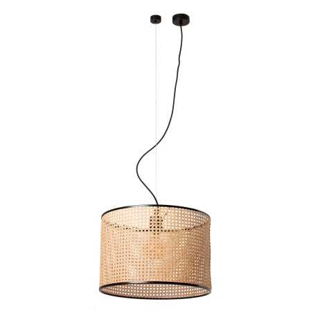 Ceiling lamp in matte black steel E27 MELESSE