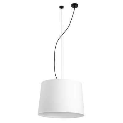 Ceiling lamp in matte black steel with E27 socket, ALTESS.