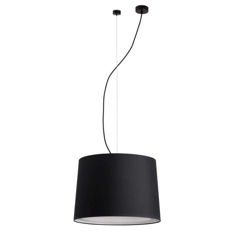 Ceiling lamp in matte black steel E27 MAZEUIL