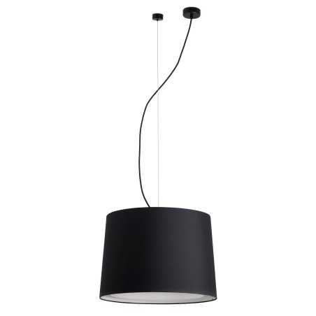 Ceiling lamp in matte black steel E27 MAZEUIL