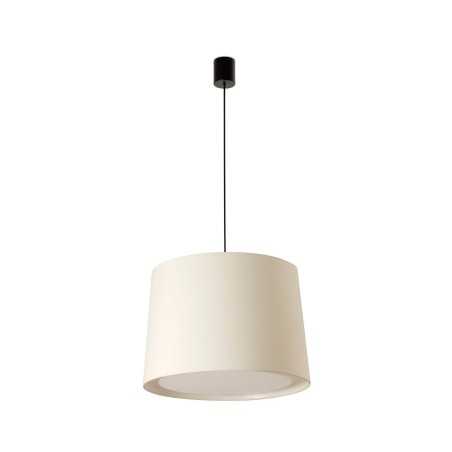 Ceiling lamp in matte black steel with E27 socket COOLUS