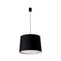 Ceiling lamp in matte black steel E27 ALSTING