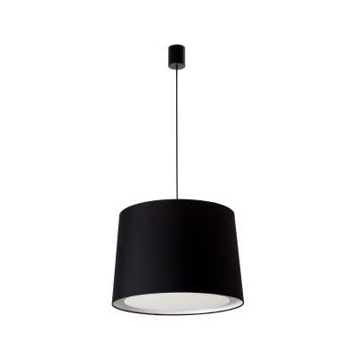 Ceiling lamp in matte black steel E27 ALSTING