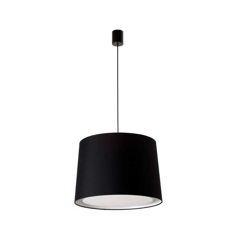 Ceiling lamp in matte black steel E27 ALSTING