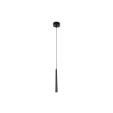 Ceiling lamp with integrated LED in matte black aluminum HOMMES