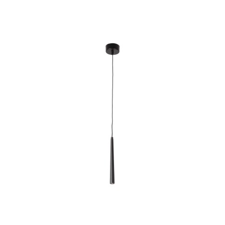 Ceiling lamp with integrated LED in matte black aluminum HOMMES