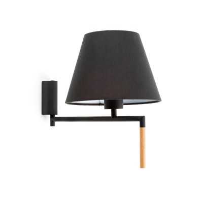 Wall lamp steel E27 gray AUREIL