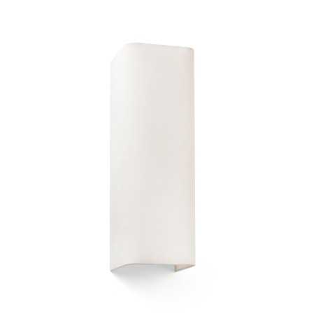 Wall lamp in matte white steel with E27 socket, CHEPPY
