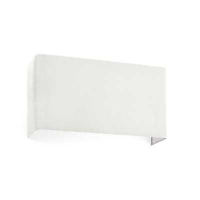 Wall lamp in matte white steel with E27 socket BEAUVAL