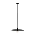 Ceiling lamp in matte black steel E27 SANZAY
