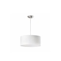 Ceiling lamp in matte white steel with E27 socket, VINGRAU