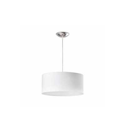 Ceiling lamp in matte white steel with E27 socket, VINGRAU