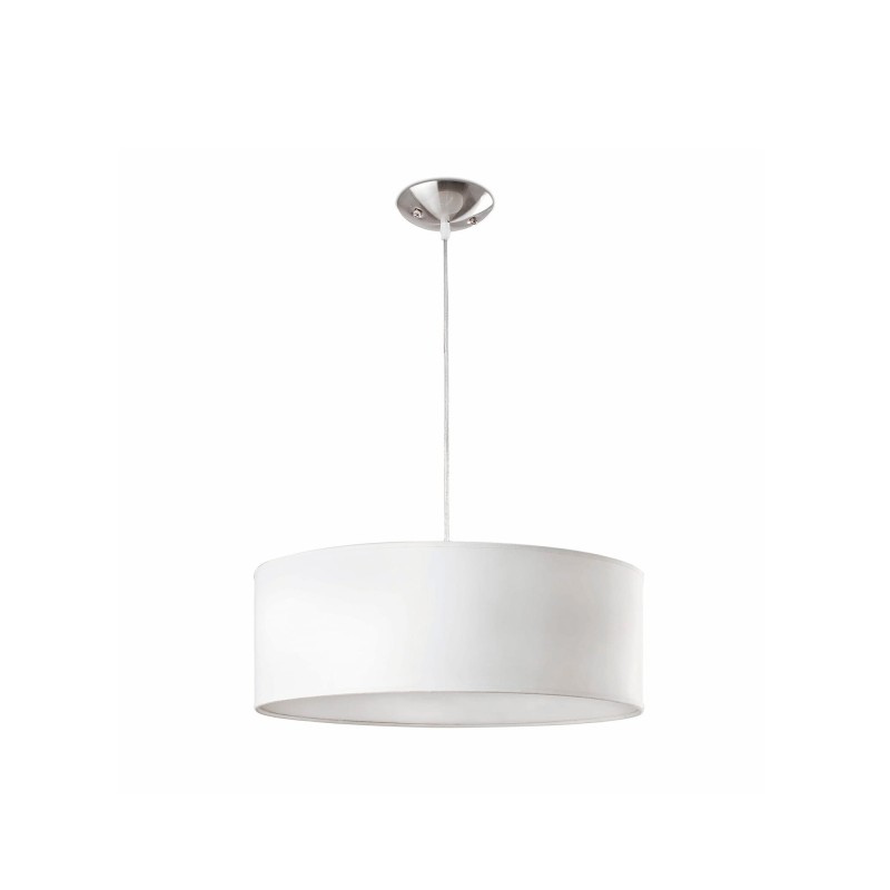 Ceiling lamp in white steel with E27 socket, ROGNON.