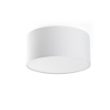 Ceiling lamp in matte white steel E27 ARMANCE
