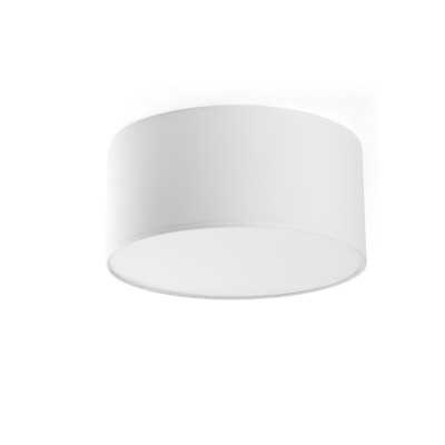 Ceiling lamp in matte white steel E27 ARMANCE