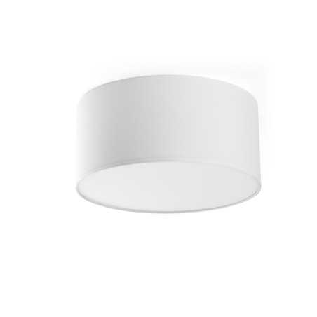 Ceiling lamp in matte white steel E27 ARMANCE