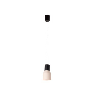 Ceiling lamp in matte black steel E27 CORLIER
