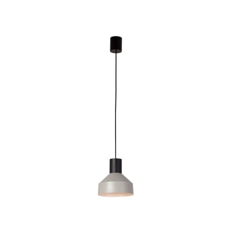 Ceiling lamp in matte black steel E27 BOUZAIS