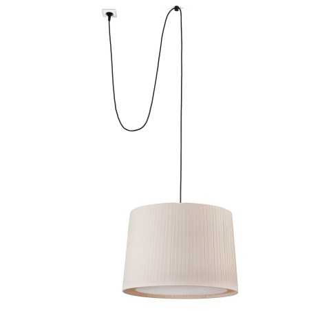 Ceiling lamp in beige steel with E27 socket LA FAYE
