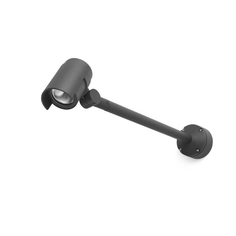 Wall lamp aluminum integrated LED gray LONGROY