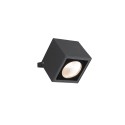 Wall lamp with integrated LED in gray aluminum FOUGERE