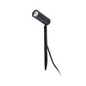 Floor lamp with integrated LED in matte black aluminum by MORTREE