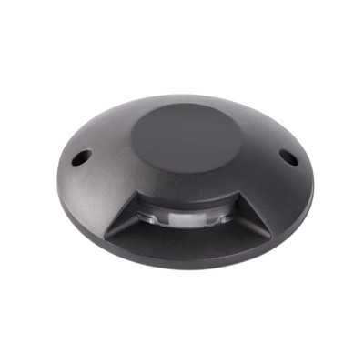Wall lamp with integrated LED in matte black aluminum by VERDIER.