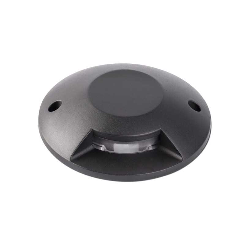 Wall lamp with integrated LED in matte black aluminum by VERDIER.