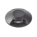 Wall lamp with integrated LED in matte black aluminum DOMAIZE