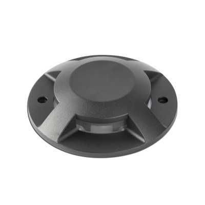 Wall lamp with integrated LED in matte black aluminum CROZET