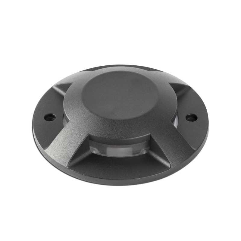Wall lamp with integrated LED in matte black aluminum CROZET
