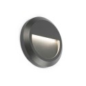 Wall lamp with integrated LED in gray plastic FASQUE