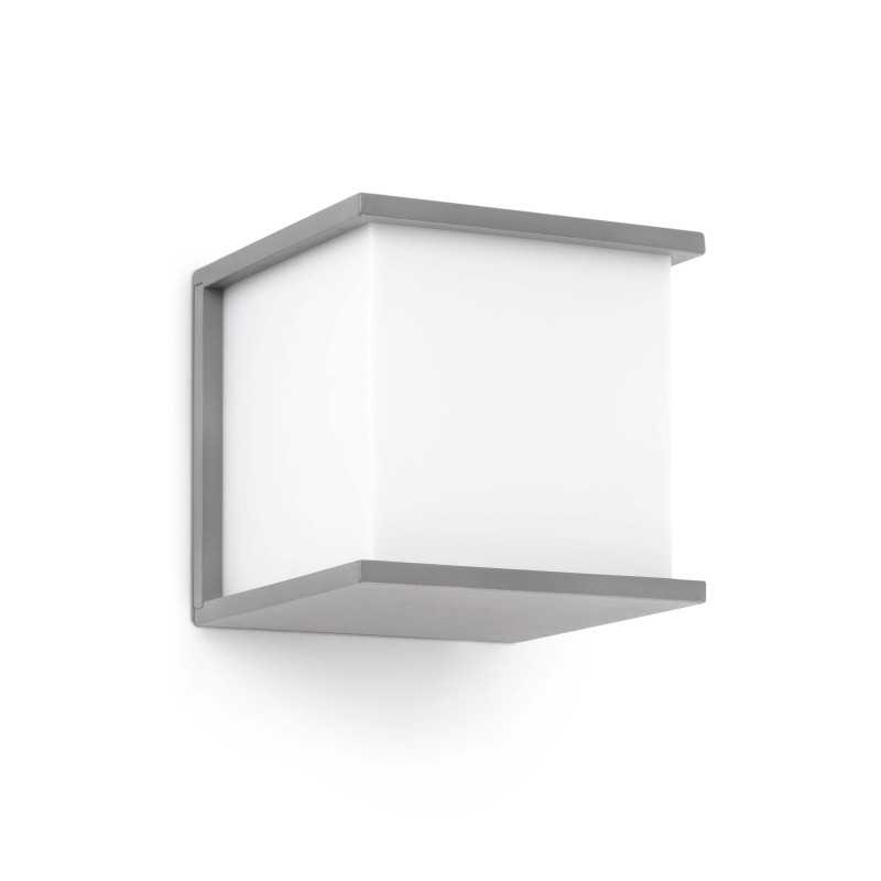 Wall lamp aluminum E27 gray VESOUL
